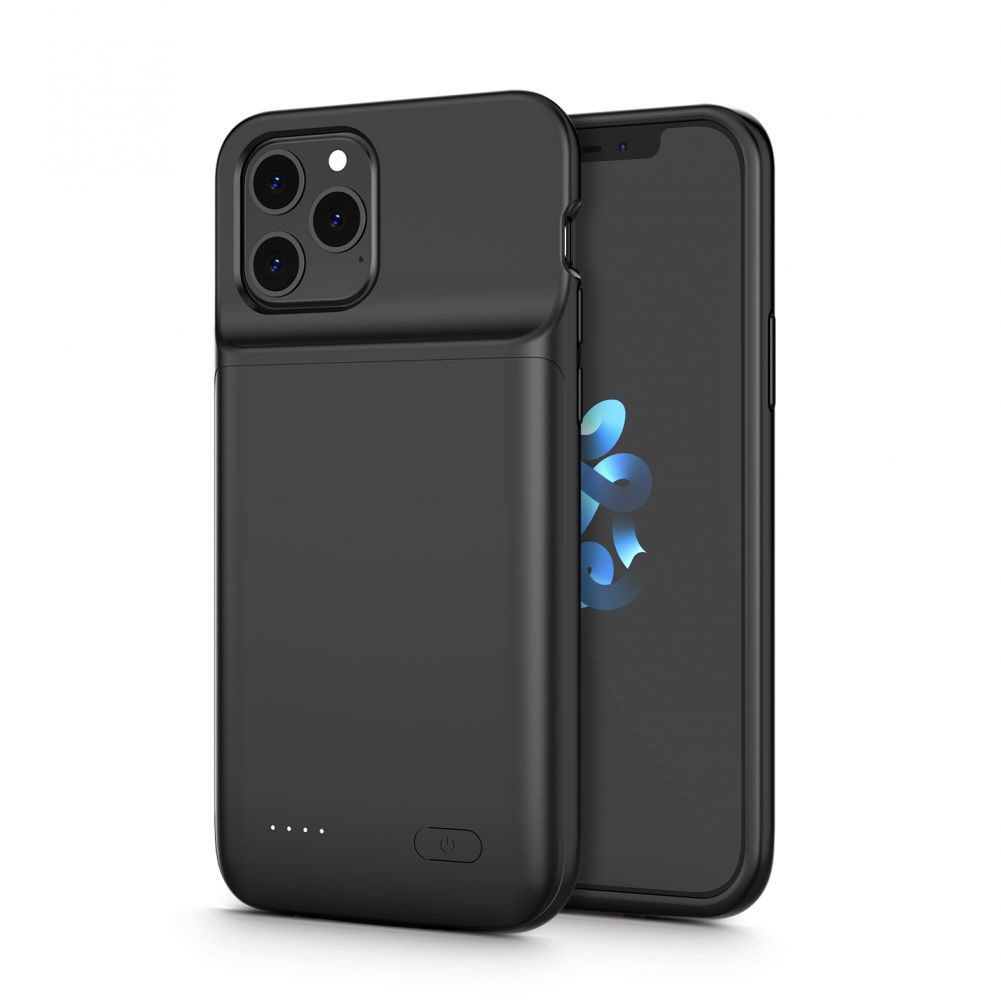 Etui TECH-PROTECT Powercase 4800MAH iPhone 12/12 Pro Black Czarne Case - detale